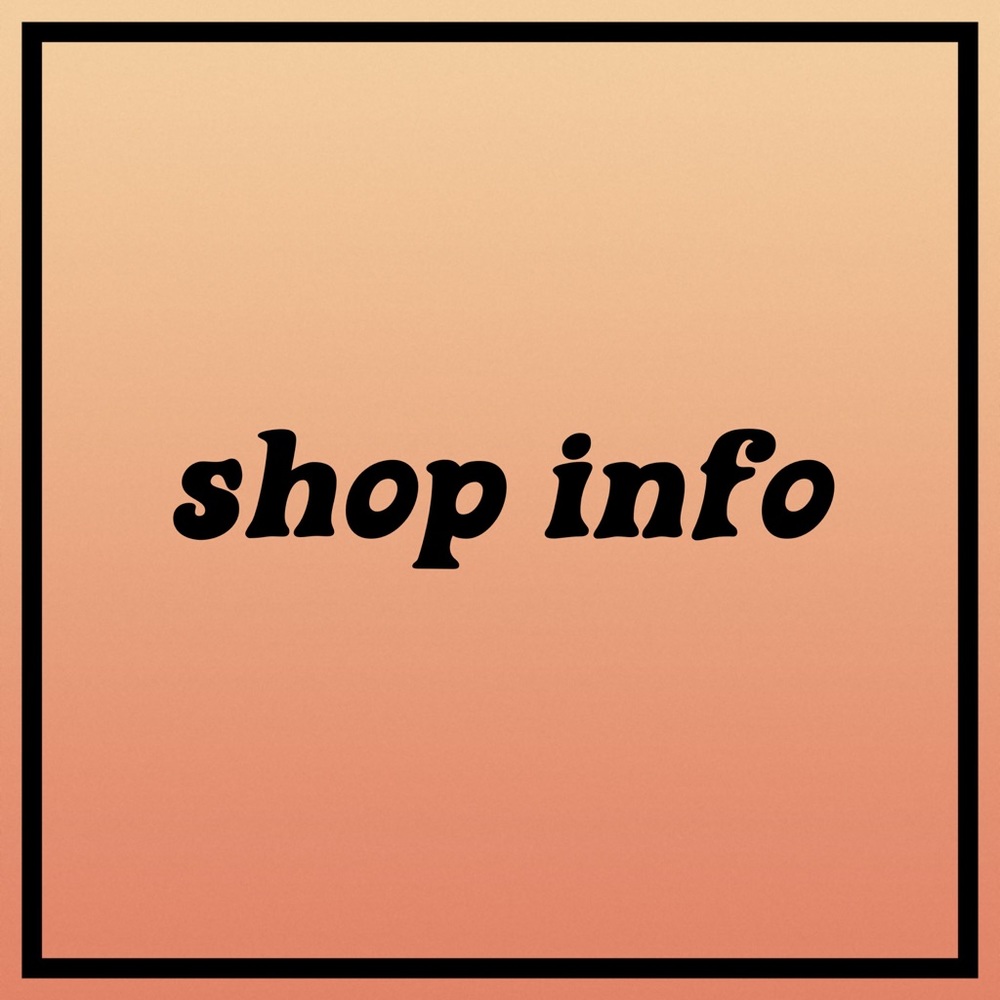 Shop Info